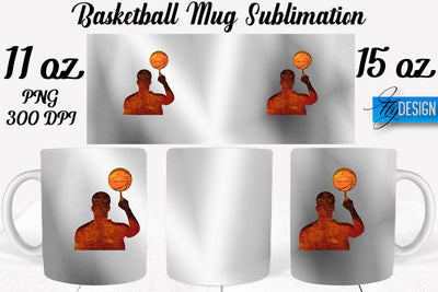 Basketball Mug Quotes Sublimation | Coffee 11 Oz | 15 Oz Mug Sublimation Sublimation Fly Design 