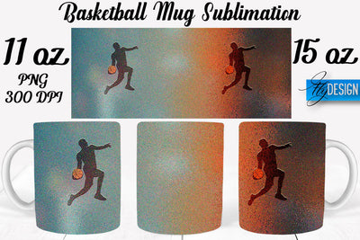 Basketball Mug Quotes Sublimation | Coffee 11 Oz | 15 Oz Mug Sublimation Sublimation Fly Design 