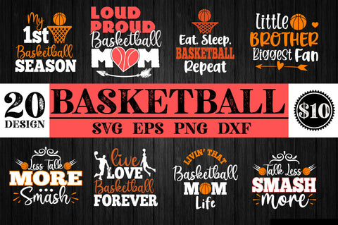 Basketball Quotes SVG Designs Bundle, Digital cut file SVG Svgcraft 