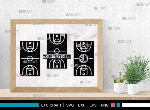 Basketball Set Monogram, Basketball Set Silhouette, Basketball Set SVG, Basketball Net Svg, Basketball Court Svg, Basketball trophy Svg, basketball jersey Svg, SB00432 SVG ETC Craft 