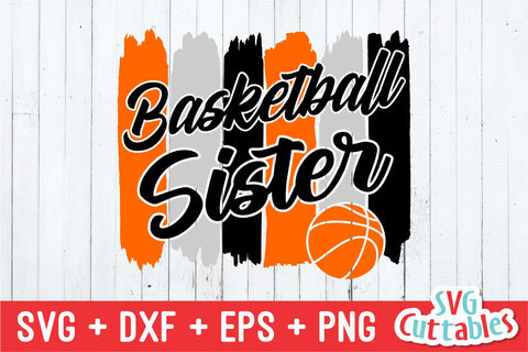 Basketball Sister SVG Svg Cuttables 