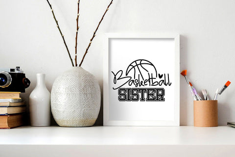Basketball Sister SVG SVG VectorSVGdesign 