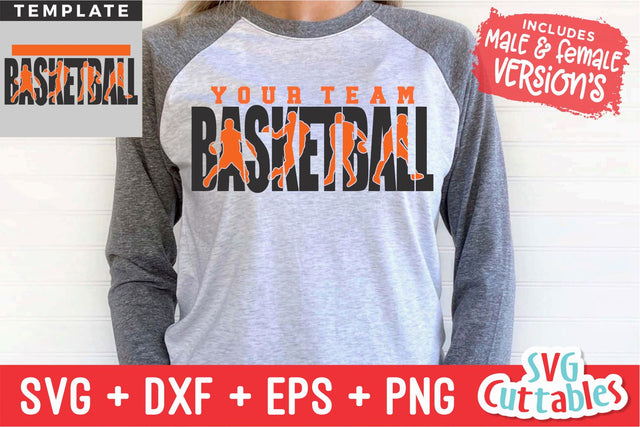 Basketball SVG - Basketball Cut File - Template 0043 - svg - eps - dxf - Silhouette - Cricut Cut File - svg Files - Digital File SVG Svg Cuttables 
