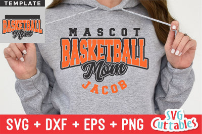 Basketball SVG - Basketball Cut File - Template 0058 - svg - eps - dxf - Silhouette - Cricut Cut File - svg Files - Digital File SVG Svg Cuttables 