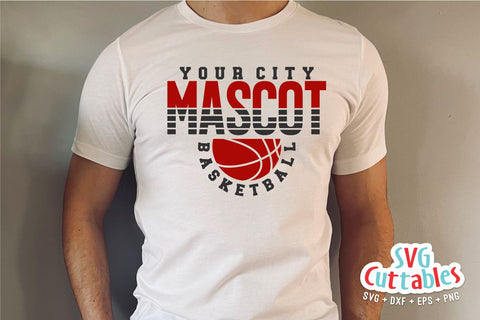 Basketball SVG - Basketball Cut File - Template 0061 - svg - eps - dxf - Silhouette - Cricut Cut File - svg Files - Digital File SVG Svg Cuttables 