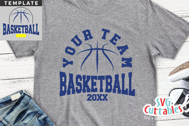 Basketball SVG - Basketball Cut File - Template 0064 - svg - eps - dxf - Silhouette - Cricut Cut File - svg Files - Digital File SVG Svg Cuttables 