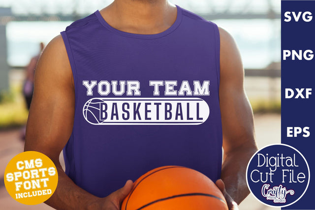 Basketball Svg | Basketball Shirt Svg Template 10 SVG Crafty Mama Studios 