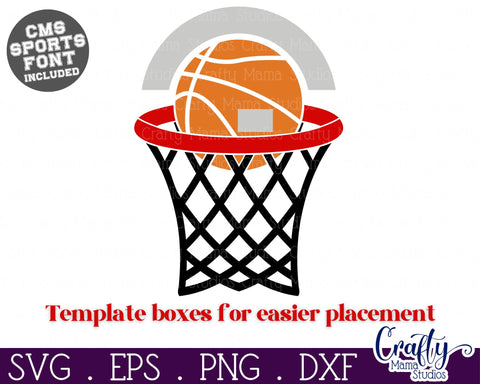 Basketball Svg | Basketball Shirt Svg Template 11 SVG Crafty Mama Studios 