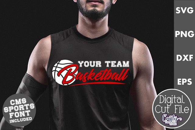 Basketball Svg | Basketball Shirt Svg Template 12 SVG Crafty Mama Studios 