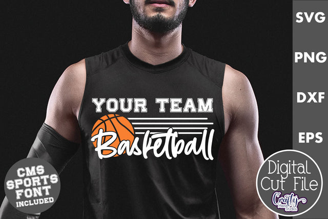 Basketball Svg | Basketball Shirt Svg Template 13 SVG Crafty Mama Studios 