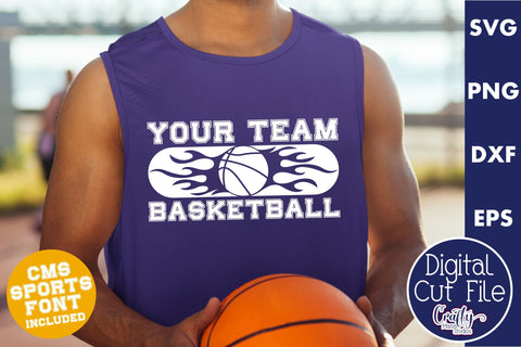 Basketball Svg | Basketball Shirt Svg Template 14 SVG Crafty Mama Studios 