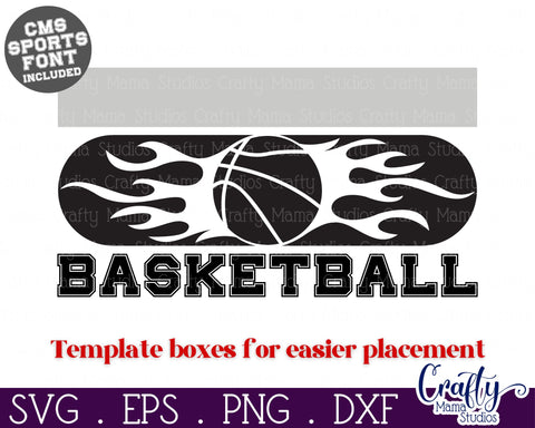 Basketball Svg | Basketball Shirt Svg Template 14 SVG Crafty Mama Studios 