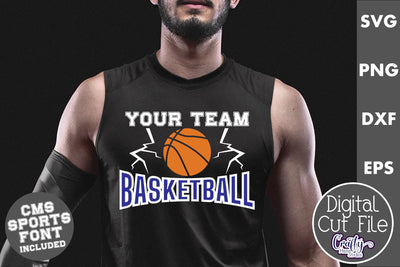 Basketball Svg | Basketball Shirt Svg Template 15 SVG Crafty Mama Studios 