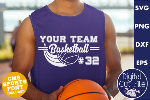 Basketball Svg | Basketball Shirt Svg Template 16 SVG Crafty Mama Studios 