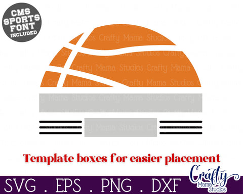 Basketball Svg | Basketball Shirt Svg Template 17 SVG Crafty Mama Studios 