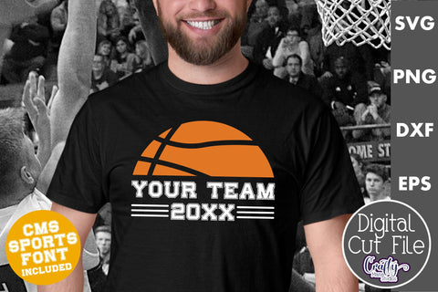 Basketball Svg | Basketball Shirt Svg Template 17 SVG Crafty Mama Studios 