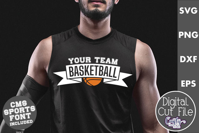 Basketball Svg | Basketball Shirt Svg Template 18 SVG Crafty Mama Studios 