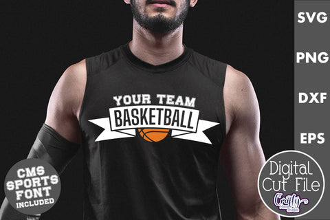 Basketball Svg | Basketball Shirt Svg Template 18 SVG Crafty Mama Studios 