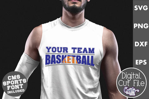 Basketball Svg | Basketball Shirt Svg Template 6 SVG Crafty Mama Studios 