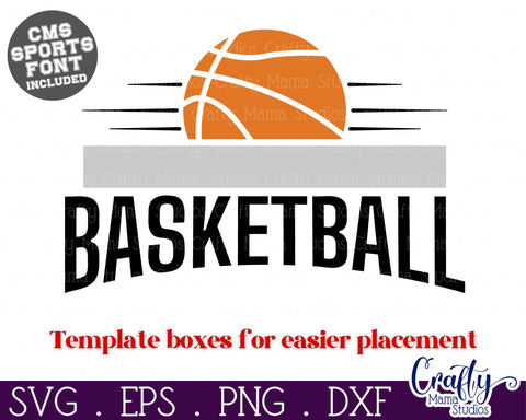 Basketball Svg | Basketball Shirt Svg Template 8 SVG Crafty Mama Studios 