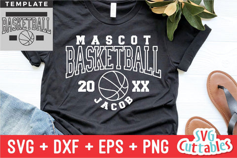 Basketball SVG | Basketball Template 0046 | Basketball Shirt SVG Svg Cuttables 