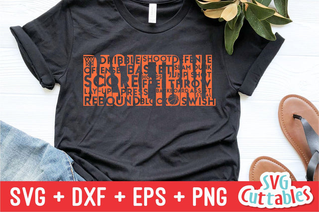 Basketball svg - Basketball Word Art SVG - Subway Art - svg - dxf - eps - png - Team - Silhouette- Cricut File - Digital Cut File SVG Svg Cuttables 