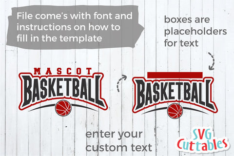 Basketball SVG Bundle 3 | Basketball Template Bundle 3 SVG Svg Cuttables 