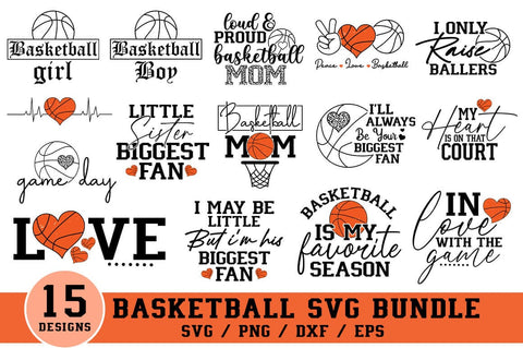 Basketball SVG Bundle - So Fontsy