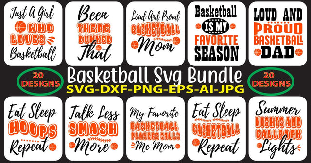 Basketball SVG Bundle SVG Syaman 
