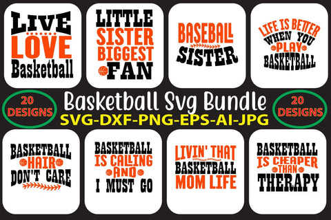 Basketball SVG Bundle SVG Syaman 