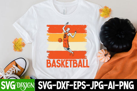 Basketball SVG Cut File, Basketball Sublimation PNG , Basketball SVG Bundle SVG BlackCatsMedia 