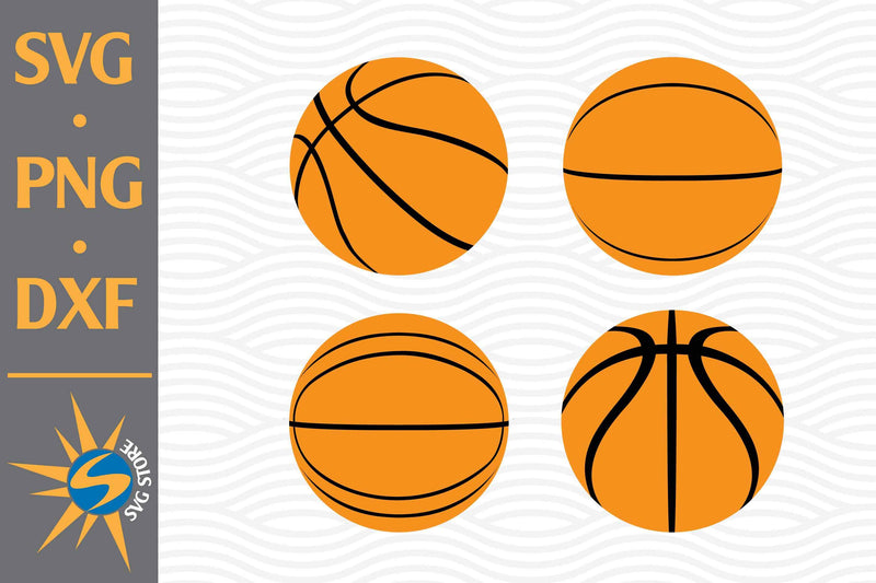 Basketball SVG, PNG, DXF Digital Files Include - So Fontsy