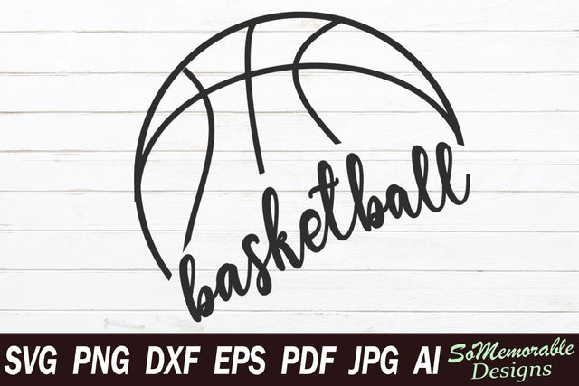 Basketball SVG SoMemorableDesigns 