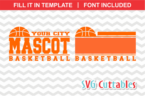 Basketball Template 0014 SVG Svg Cuttables 
