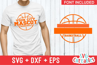 Basketball Template 0023 SVG Svg Cuttables 