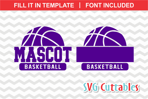 Basketball Template 003 SVG Svg Cuttables 