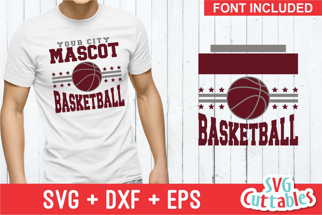 Basketball Template 0032 SVG Svg Cuttables 