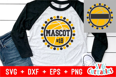 Basketball Template 0037 SVG Svg Cuttables 