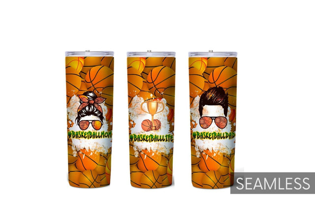 Basketball Tumbler Sublimation Bundle Sublimation SvgOcean 