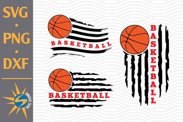 Basketball US Flag SVG, PNG, DXF Digital Files Include SVG SVGStoreShop 