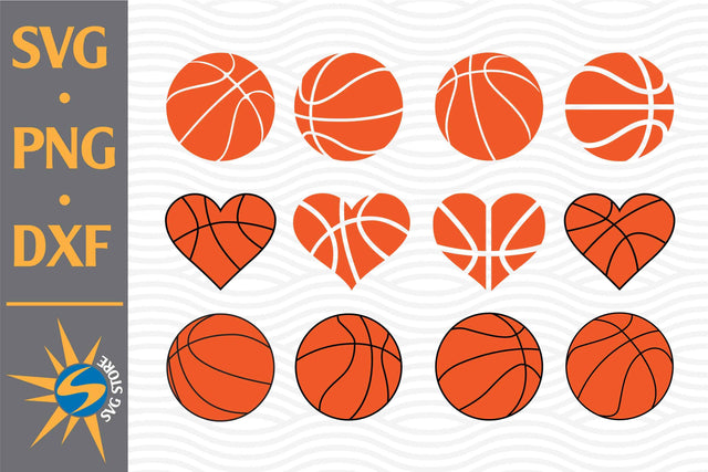 BasketballSVG, PNG, DXF Digital Files Include SVG SVGStoreShop 