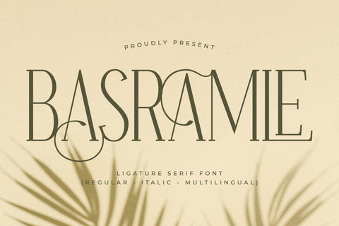 Basramle Typeface Font Storytype Studio 