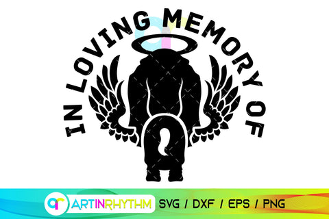 Basset Hound Pet Dog Memorial SVG SVG Artinrhythm shop 