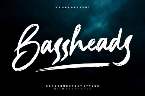 Bassheads Font Garisman Studio 