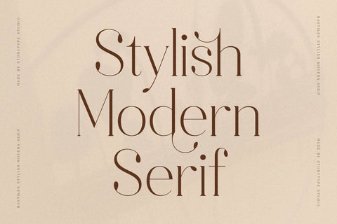 Bastiken Typeface Font Storytype Studio 