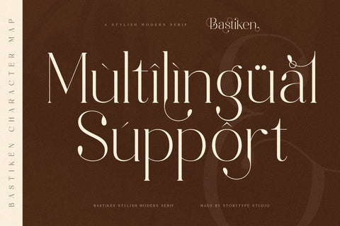Bastiken Typeface Font Storytype Studio 