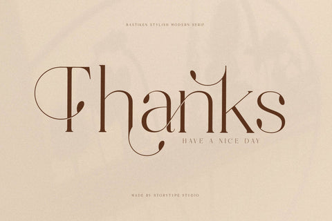 Bastiken Typeface Font Storytype Studio 