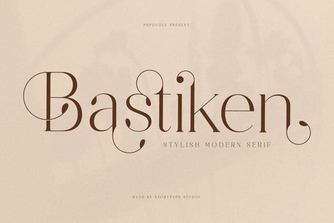 Bastiken Typeface Font Storytype Studio 