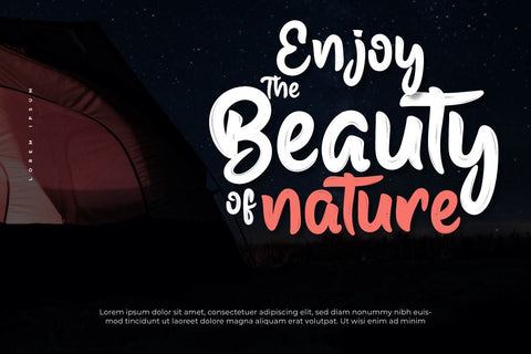 Basting Font twinletter 