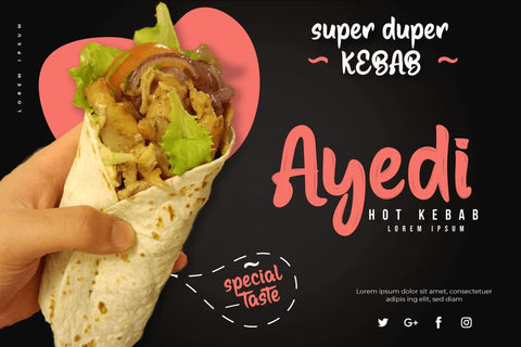 Basting Font twinletter 